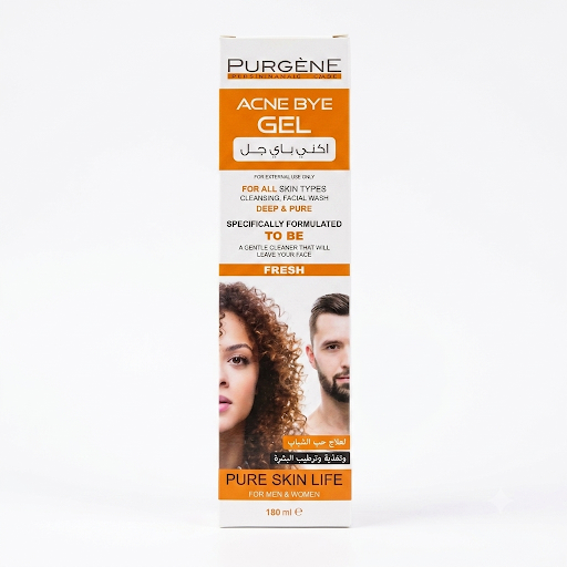 [SANA-121] غسول وجه — PURGÈNE Acne Bye Gel Cleansing Facial Wash — 180ml