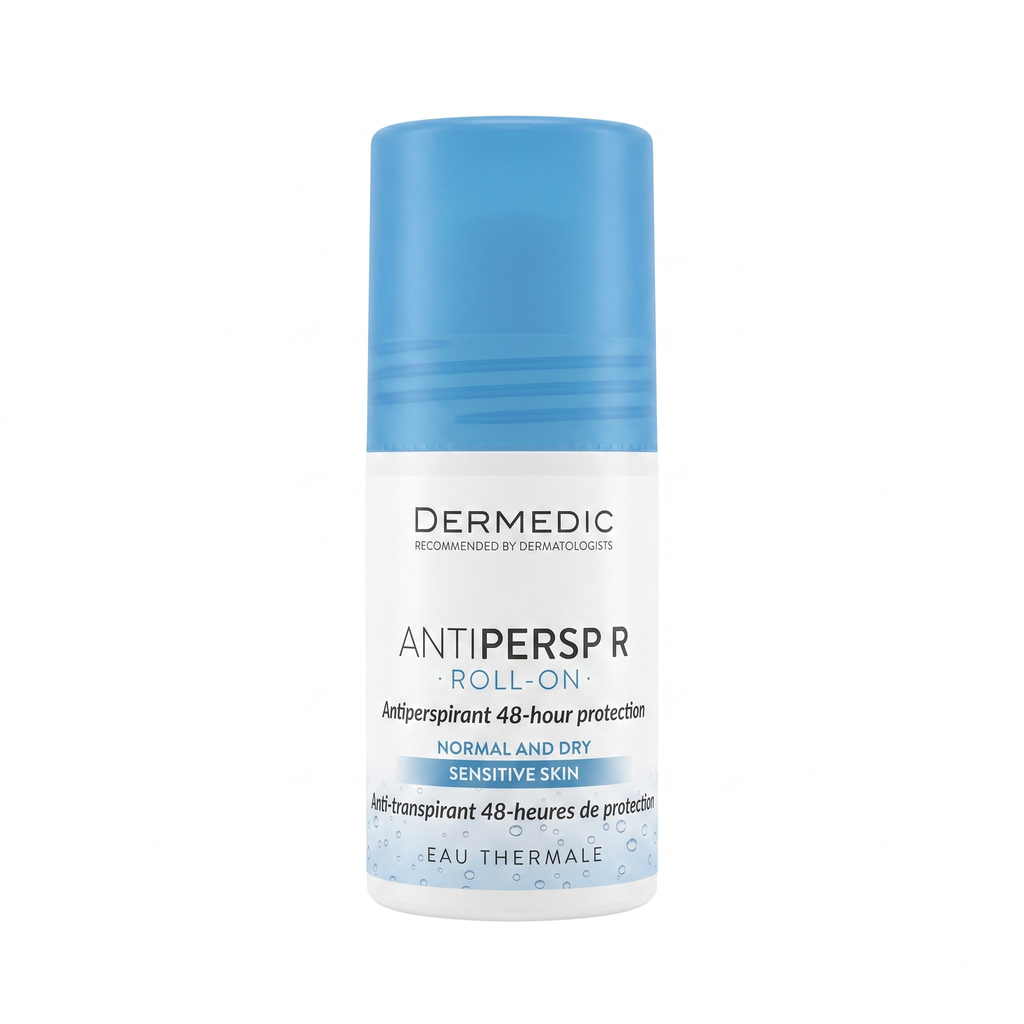 [SANA-101] مضاد تعرق ديرميدك — Dermedic Antiperspirant Roll-On 48H – Normal & Dry Sensitive Skin — 50ml