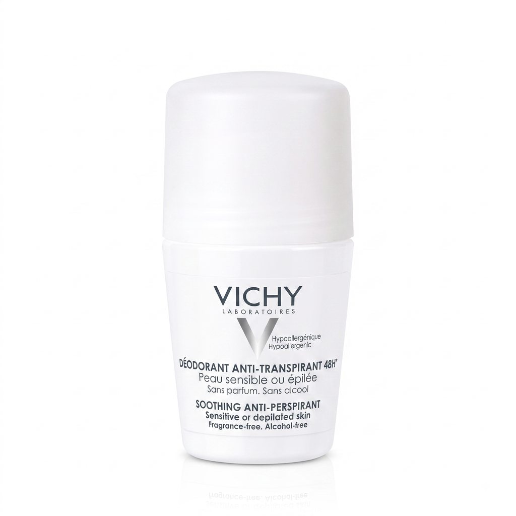 [SANA-104] مضاد تعرق فيشي — Vichy Soothing Anti-Perspirant 48H – Sensitive or Depilated Skin — 50ml