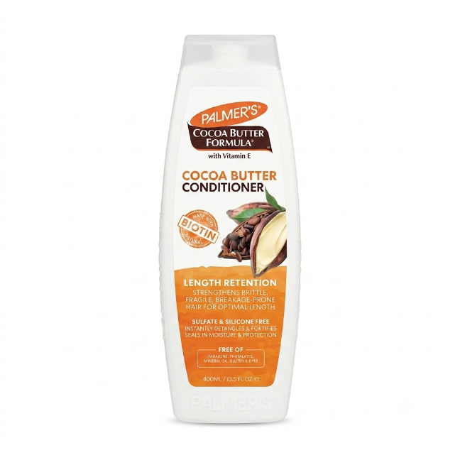 [SANA-126] بلسم بالمرز بزبدة الكاكاو والبيوتين — Palmer's Cocoa Butter Formula Length Retention Conditioner with Biotin — 400ml