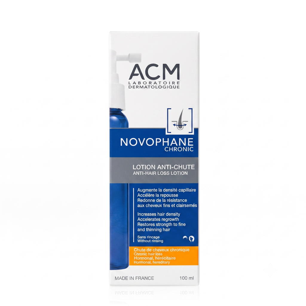 [SANA-137] لوشن نوفوفان كرونيك لتساقط الشعر المزمن — ACM Novophane Chronic Anti-Hair Loss Lotion — 100ml