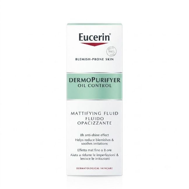 [SANA-139] فلويد مطفّي يوسرين — Eucerin DermoPurifyer Oil Control Mattifying Fluid — 50ml