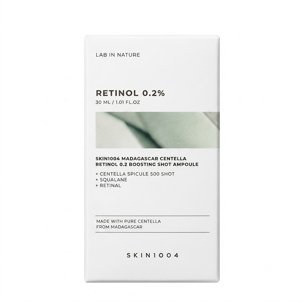 [SANA-148] أمبول ريتينول سكين 1004 — SKIN1004 Madagascar Centella Retinol 0.2 Boosting Shot Ampoule — 30ml