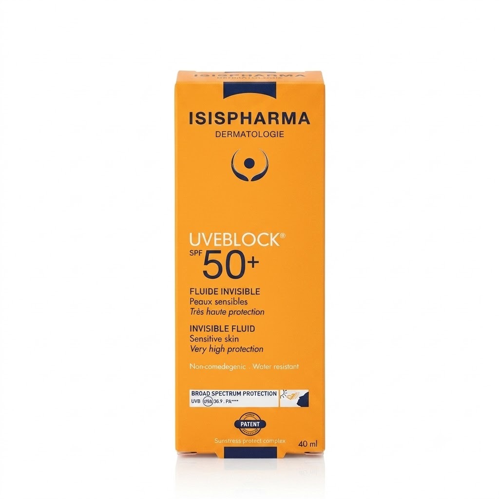 [SANA-157] واقي شمس إيزيس فارما — ISISPHARMA Uveblock SPF50+ Invisible Fluid — 40ml