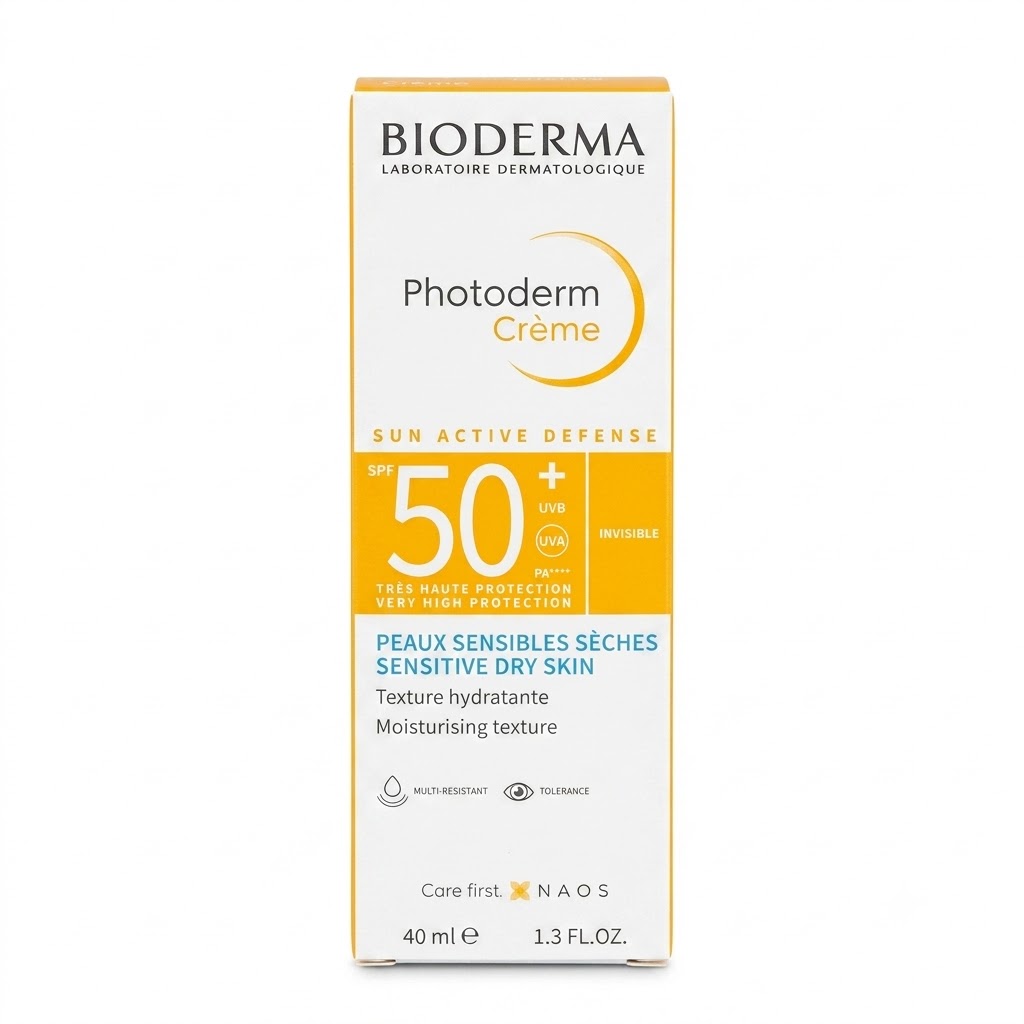 [SANA-160] واقي شمس كريم بايوديرما — Bioderma Photoderm Crème SPF50+ Invisible — 40ml