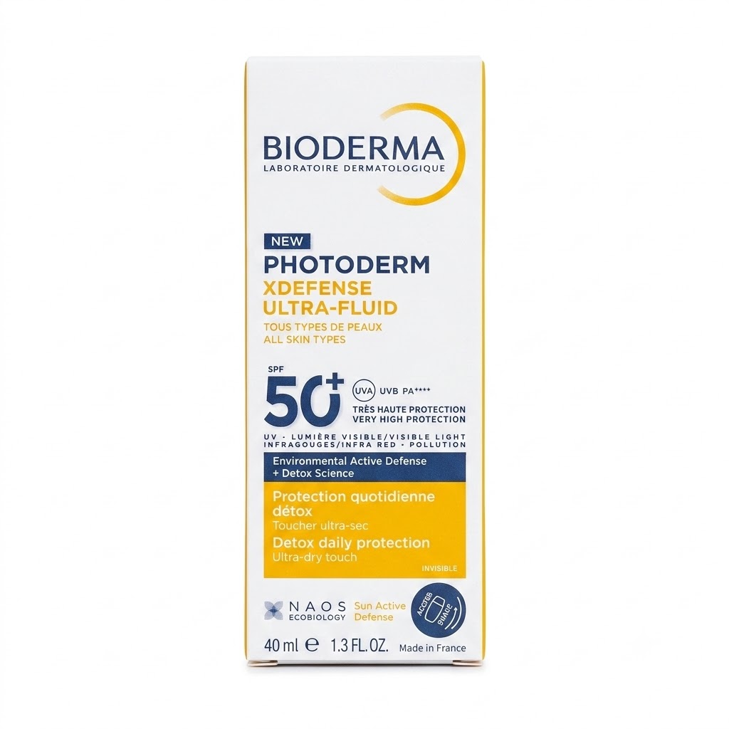 [SANA-168] واقي شمس بايوديرما — Bioderma Photoderm XDefense Ultra-Fluid SPF50+ Invisible — 40ml