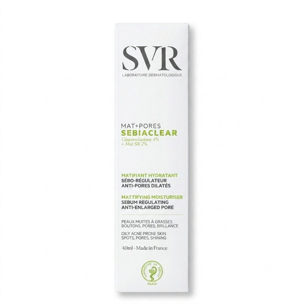 [SANA-189] مرطب ماتيفاينغ SVR — SVR SEBIACLEAR Mat+Pores — 40ml