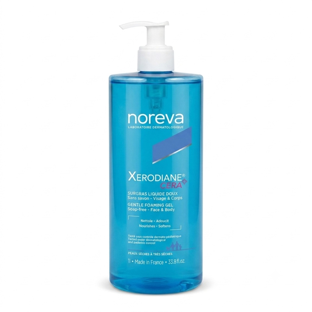 [SANA-198] غسول وجه وجسم نوريفا — Noreva Xerodiane Cera+ Gentle Foaming Gel — 1L