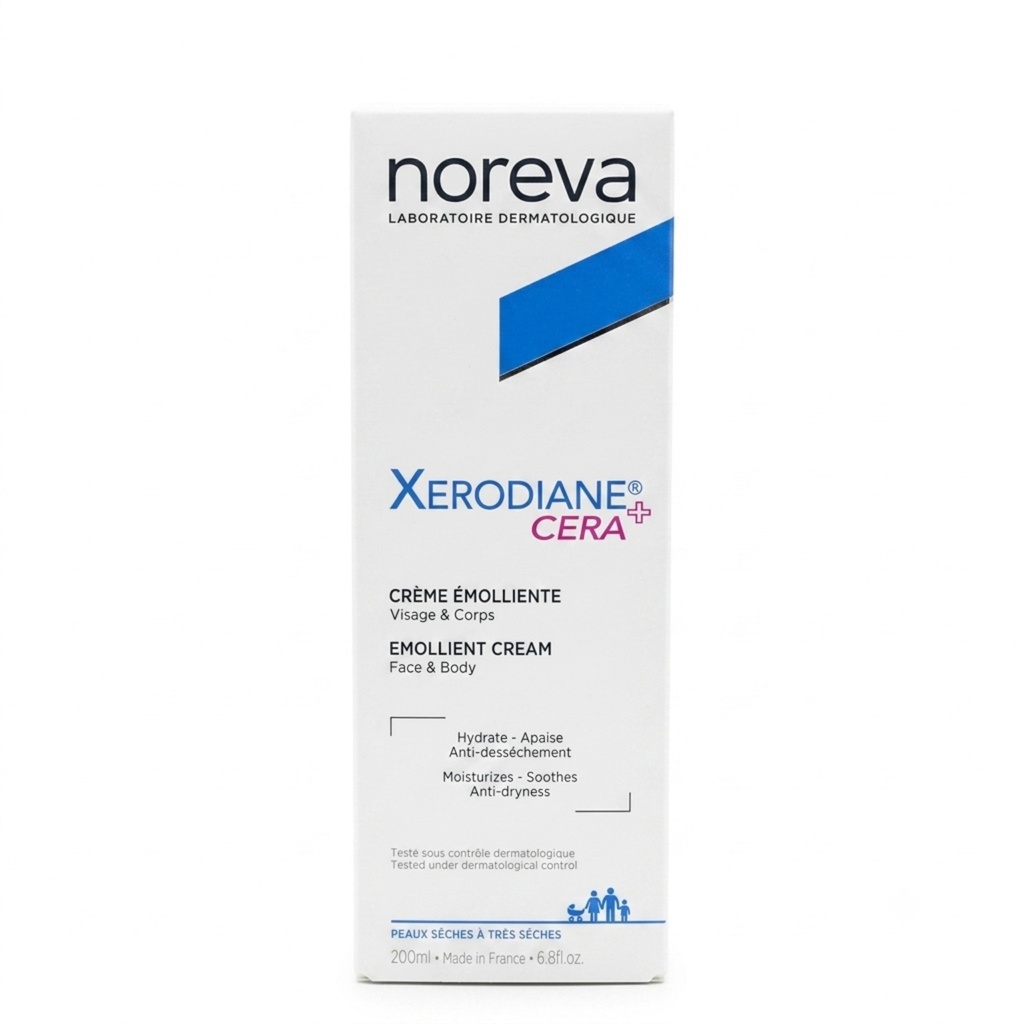 [SANA-199] كريم مرطب نوريفا للوجه والجسم — Noreva Xerodiane Cera+ Emollient Cream — 200ml
