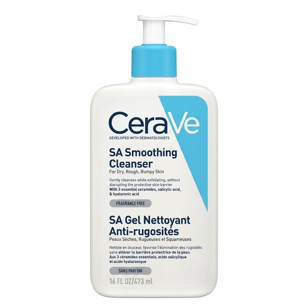 [SANA-038] غسول وجه سيرافي — CeraVe SA Smoothing Cleanser — 473ml