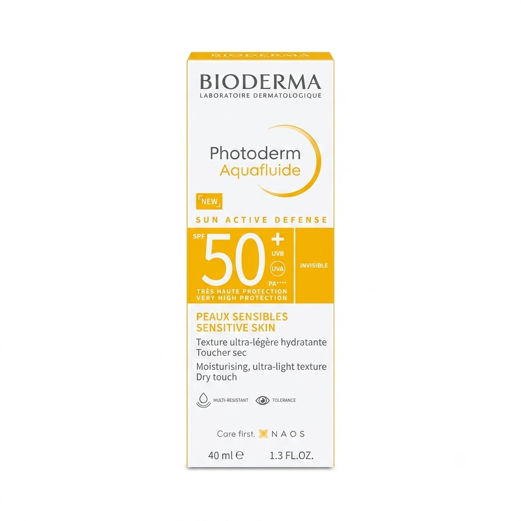 [SANA-067] واقي شمس بايوديرما — Bioderma Photoderm Aquafluide SPF50+ Invisible — 40ml