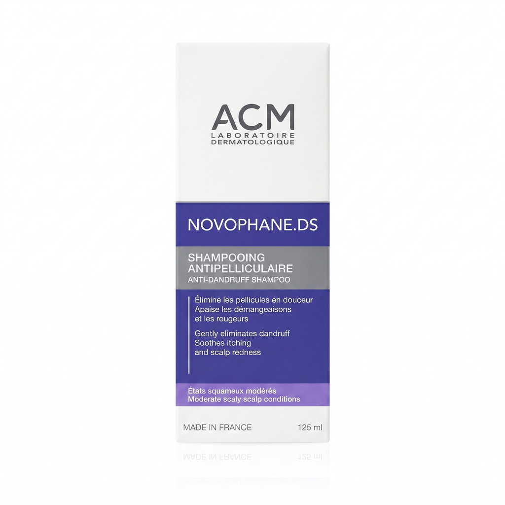 [SANA-081] شامبو ACM — ACM Novophane.DS Anti-Dandruff Shampoo – Moderate Scaly Scalp Conditions — 125ml