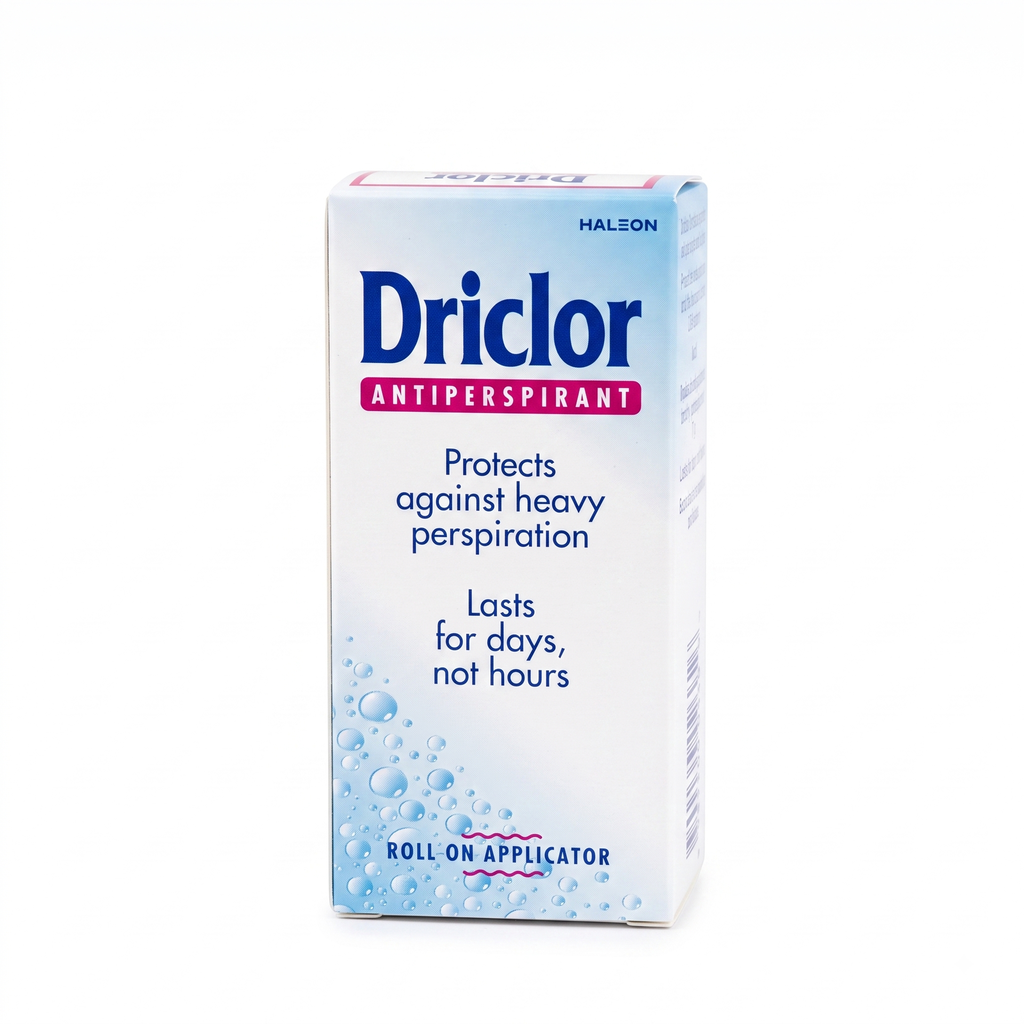 [SANA-102] مضاد تعرق درايكلور — Driclor Antiperspirant Roll-On — 20ml