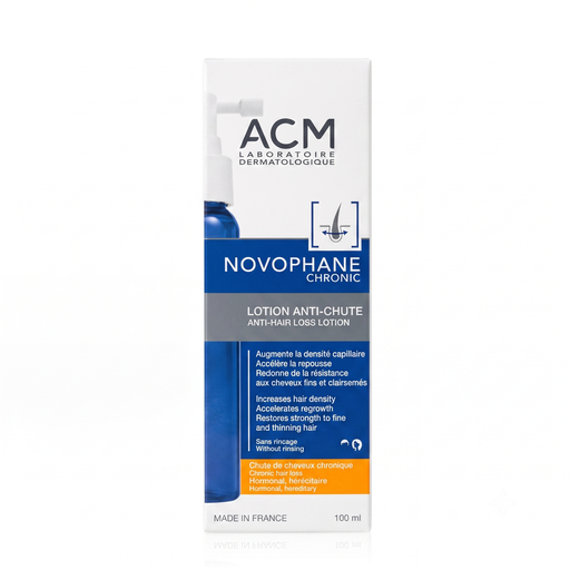 لوشن نوفوفان كرونيك لتساقط الشعر المزمن — ACM Novophane Chronic Anti-Hair Loss Lotion — 100ml