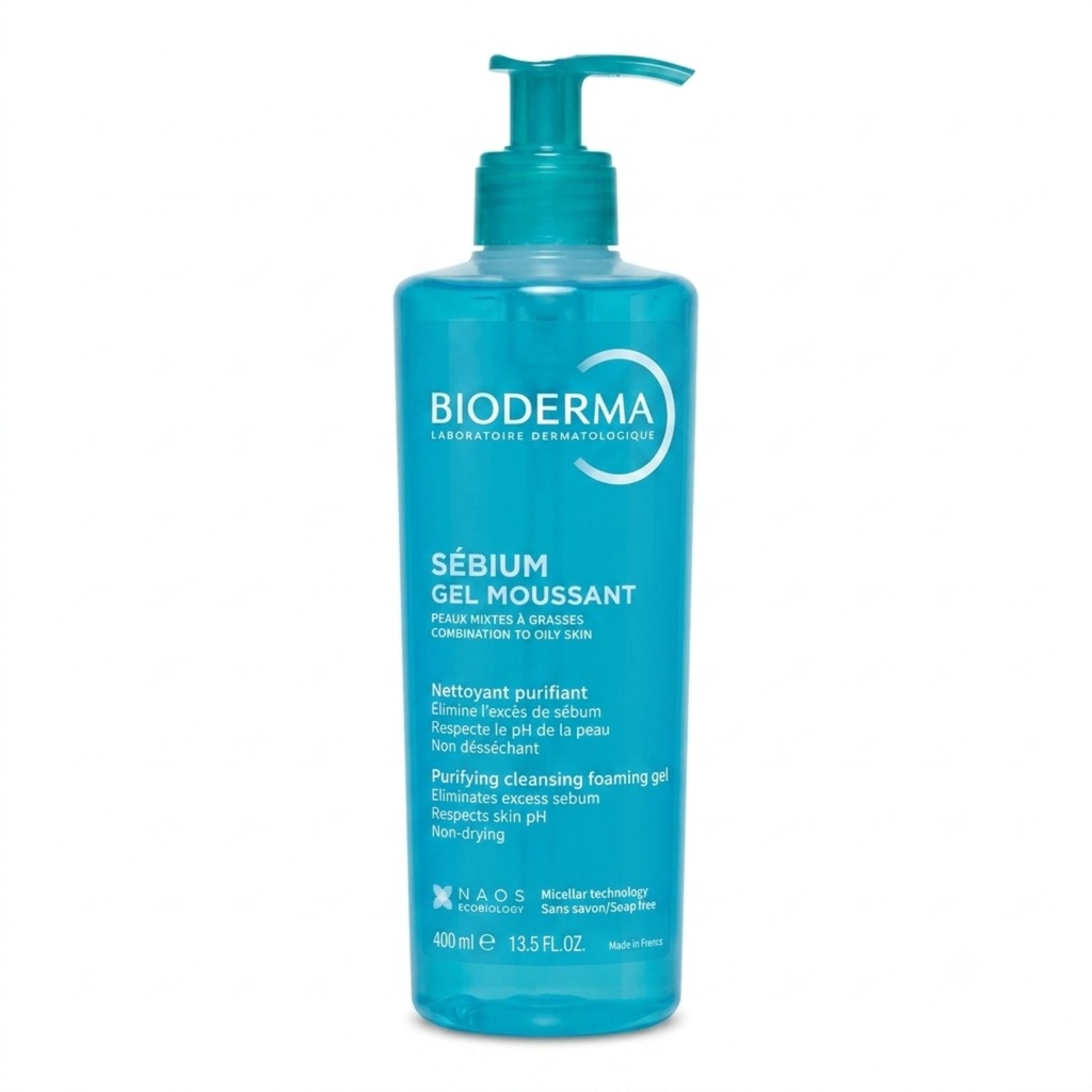 غسول بايوديرما للبشرة الدهنية — Bioderma Sébium Gel Moussant — 400ml