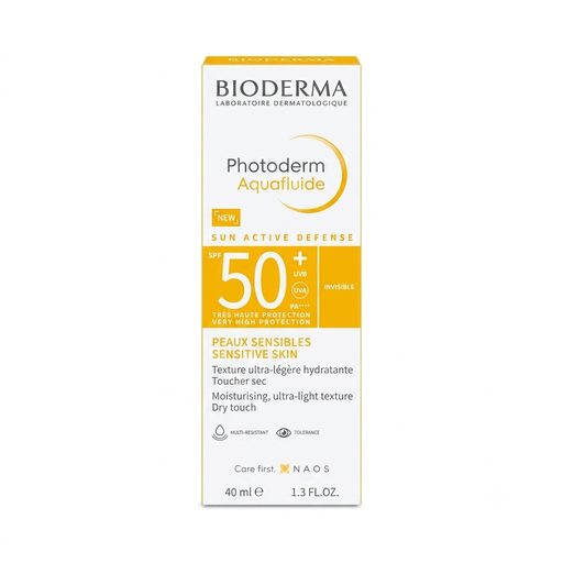 واقي شمس بايوديرما — Bioderma Photoderm Aquafluide SPF50+ Invisible — 40ml